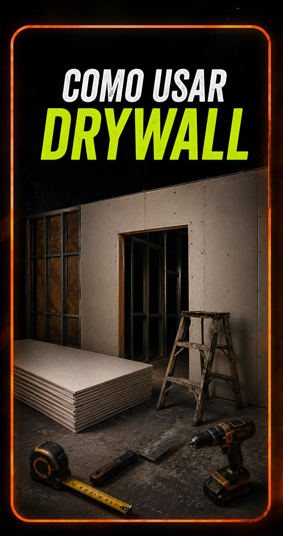 Como Usar Drywall
